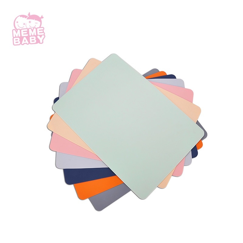 Washable BPA Free Baby Use Silicone Feeding Placemat For Dining Table